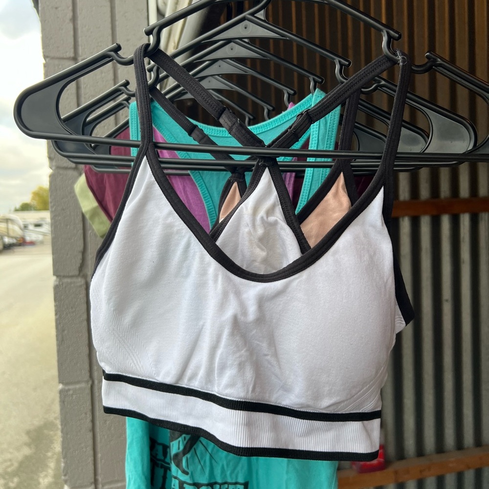 White and Black Women's Bralette